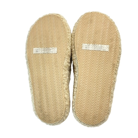 ABERCROMBIE & FITCH Women's Sherpa Shearling Mules Slippers Shoes Size 7 - Picture 3 of 5